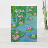 Schnelle Heilung, schnelle Erholung, gut werden Karte (Vorderseite)