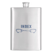 Schnelle Indexkletterung Flachmann (Vorderseite)