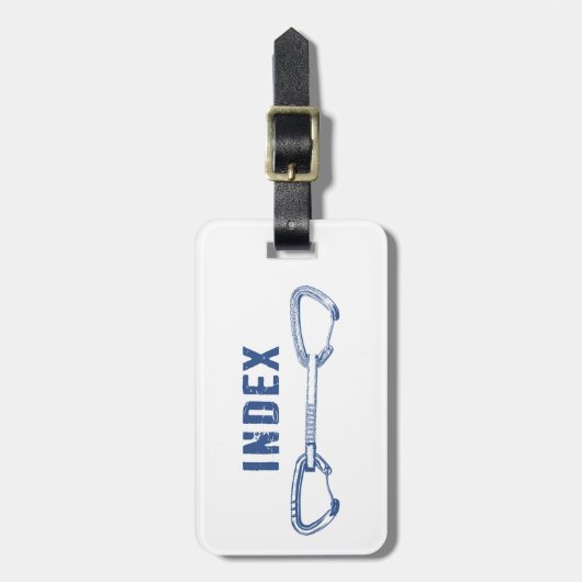 Schnelle Indexkletterung Gepäckanhänger (Vorderseite vertikal)