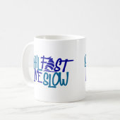 Schnelle Kaffee-Tasse des Segels für den Seemann Kaffeetasse (Vorderseite Links)