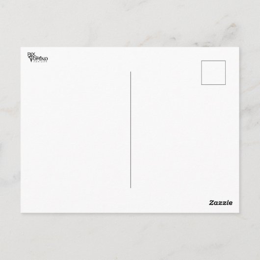 Schnelle Knochen Postkarte (Rückseite)