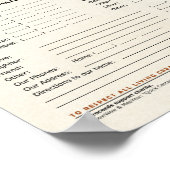 Schnelle Kontakte [Notruf- und Häufigkeitsangaben] Poster (Ecke)