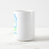Schnelle Leben Hier Kaffeetasse (Mittel)