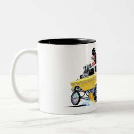SCHNELLE LEBENSMITTEL 1956 Chevy GASSER Zweifarbige Tasse