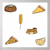 Schnelle Lebensmittelsammlung Poster (Vorne)