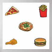 Schnelle Lebensmittelsammlung Poster (Vorne)