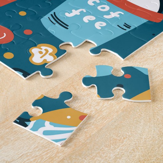 Schnelle Lebensmittelsymbole: Vintage Doodles Puzzle (Seite)