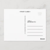 SCHNELLE LIEBE UND DANKE | DANKE, DASS SIE DIE KAR POSTKARTE (Rückseite)