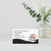 Schnelle Lokale Zustelldienste Visitenkarte (Stehend Vorderseite)