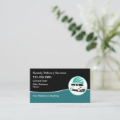 Schnelle Lokale Zustelldienste Visitenkarte (Stehend Vorderseite)