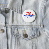 Schnelle Mädchen-runder Knopf Button (Beispiel)