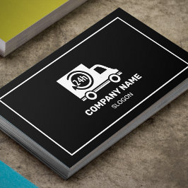 Schnelle, moderne Schwarz/Weiß-Beruflich Visitenkarte