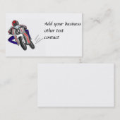 Schnelle Motorrad-Reiter-Visitenkarten fertigen Visitenkarte (Vorne/Hinten)