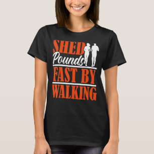 Schnelle Pfunde beim Spaziergang durch die Cardio- T-Shirt