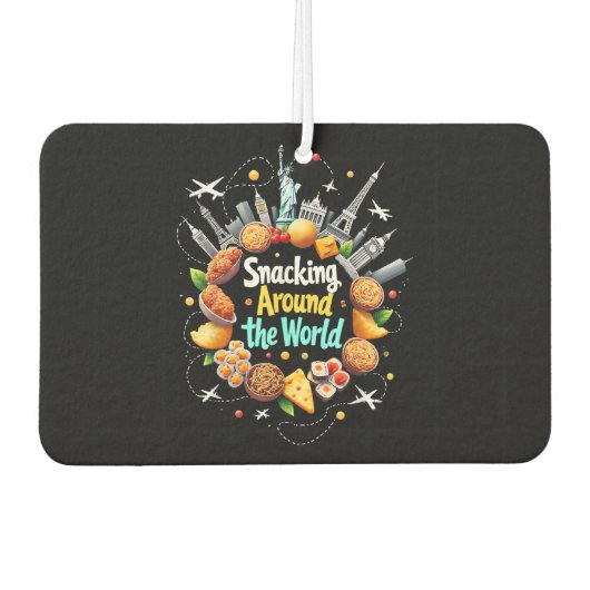 Schnelle Reise durch die Welt Autolufterfrischer (Vorderseite)