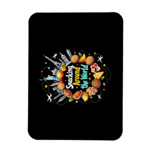 Schnelle Reise durch die Welt Magnet