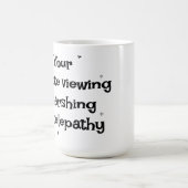Schnelle Remote Viewing Telepathy-Tasse Kaffeetasse (Mittel)