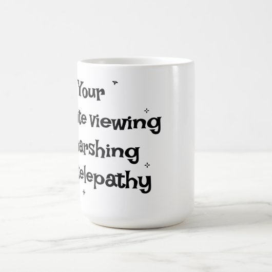 Schnelle Remote Viewing Telepathy-Tasse Kaffeetasse (Mittel)