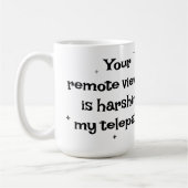 Schnelle Remote Viewing Telepathy-Tasse Kaffeetasse (Links)