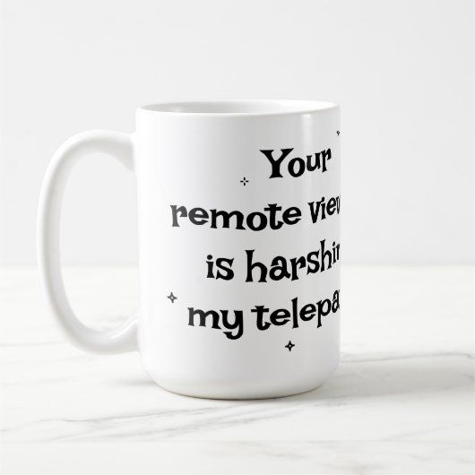 Schnelle Remote Viewing Telepathy-Tasse Kaffeetasse (Links)