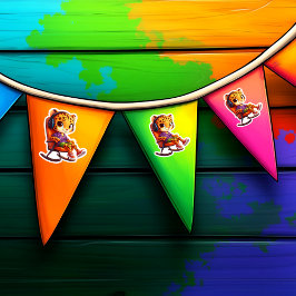 Schnelle Rocking Cheetah 12 Aufkleber Blatt