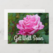 Schnelle Rose zum Gedenktag #2 Postkarte (Vorne/Hinten)