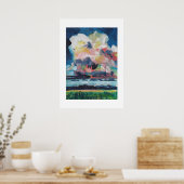 Schnelle Schauer 2 Malerei / Künstler Larry Lerew Poster (Küche)
