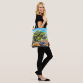 Schnelle Schildkröte Sprinter Athletischer Läufer Tasche (Am Model)