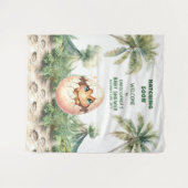 Schnelle Schläge Babydusche Hintergrund Niedlicher Wandteppich (Vorderseite (Horizontal))