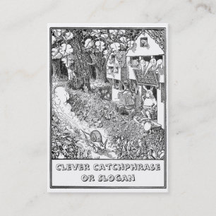 Schnelle Schnecke auf Rädern Visitenkarte