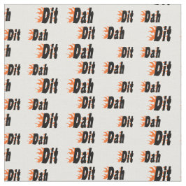 Schnelle Sendestücke und Dahs Ham Radio Fabric Stoff