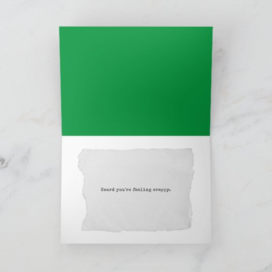 Schnelle Toilettenpapierrolle Karte (Innenseite)