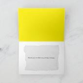 Schnelle Toilettenpapierrolle Karte (Innenseite)