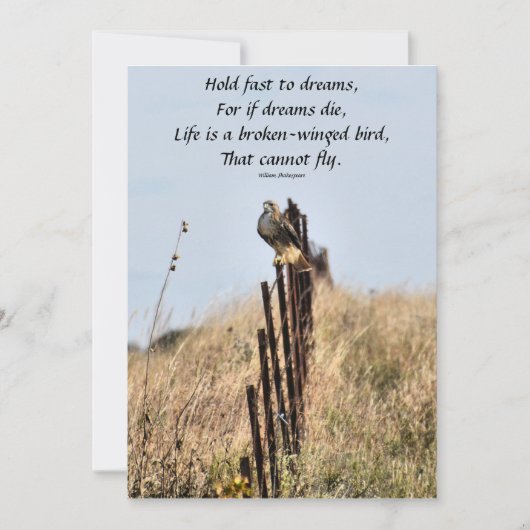 Schnelle Träume Einladung (Vorderseite)