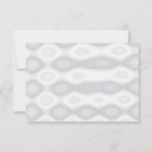 Schnelle und einfache Blindvorlage RSVP Karte (Rückseite)