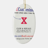 Schnelle und einfache leere Schablone Keramikornament (Rechts)