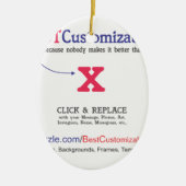 Schnelle und einfache leere Schablone Keramikornament (Vorne)