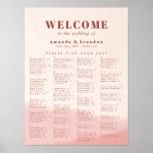 Schnelle und fette Alphabetische Hochzeitskizze Poster (Vorne)
