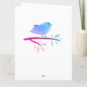 Schnelle und niedliche Vogelfotografie Karte (Rückseite)