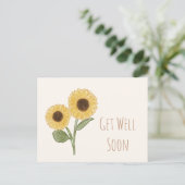 Schnelle und schnelle Erfrischung mit der Minimal  Postkarte (Stehend Vorderseite)