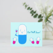 Schnelle und schnelle Postkarte für Doodle (Stehend Vorderseite)