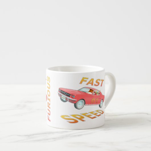 Schnelle und schnelle Wut 01 Espressotasse (Vorderseite Rechts)