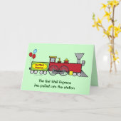 Schnelle Zugfahrt mit benutzerdefinierbarer Karte (Gelbe Blume)