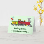 Schnelle Zugfahrt mit benutzerdefinierbarer Karte (Gelbe Blume)