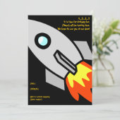 schnellen Sie, 4… 3… 2… 1 hoch! Es ist Zeit für Einladung (Stehend Vorderseite)