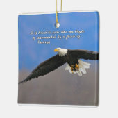 Schneller Adler und Truthühner Keramikornament (Links)