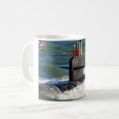 SCHNELLER ANGRIFF SUBMARINE - SSN-750-Tasse Kaffeetasse (Vorderseite Links)