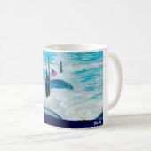SCHNELLER ANGRIFF SUBMARINE - SSN-770-Tasse Kaffeetasse (VorderseiteRechts)
