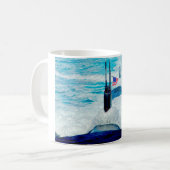 SCHNELLER ANGRIFF SUBMARINE - SSN-770-Tasse Kaffeetasse (Vorderseite Links)