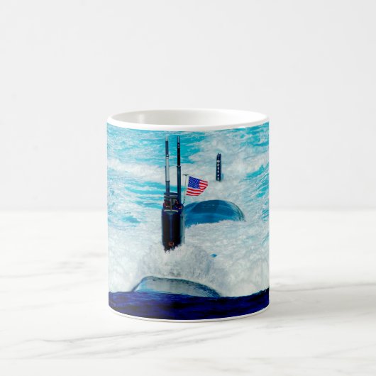 SCHNELLER ANGRIFF SUBMARINE - SSN-770-Tasse Kaffeetasse (Mittel)